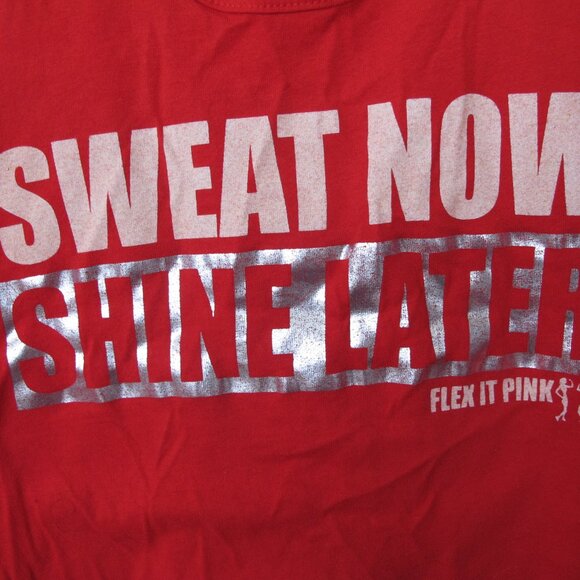 Flex It Pink Sweat Now Tank Top - Picture 4 of 9